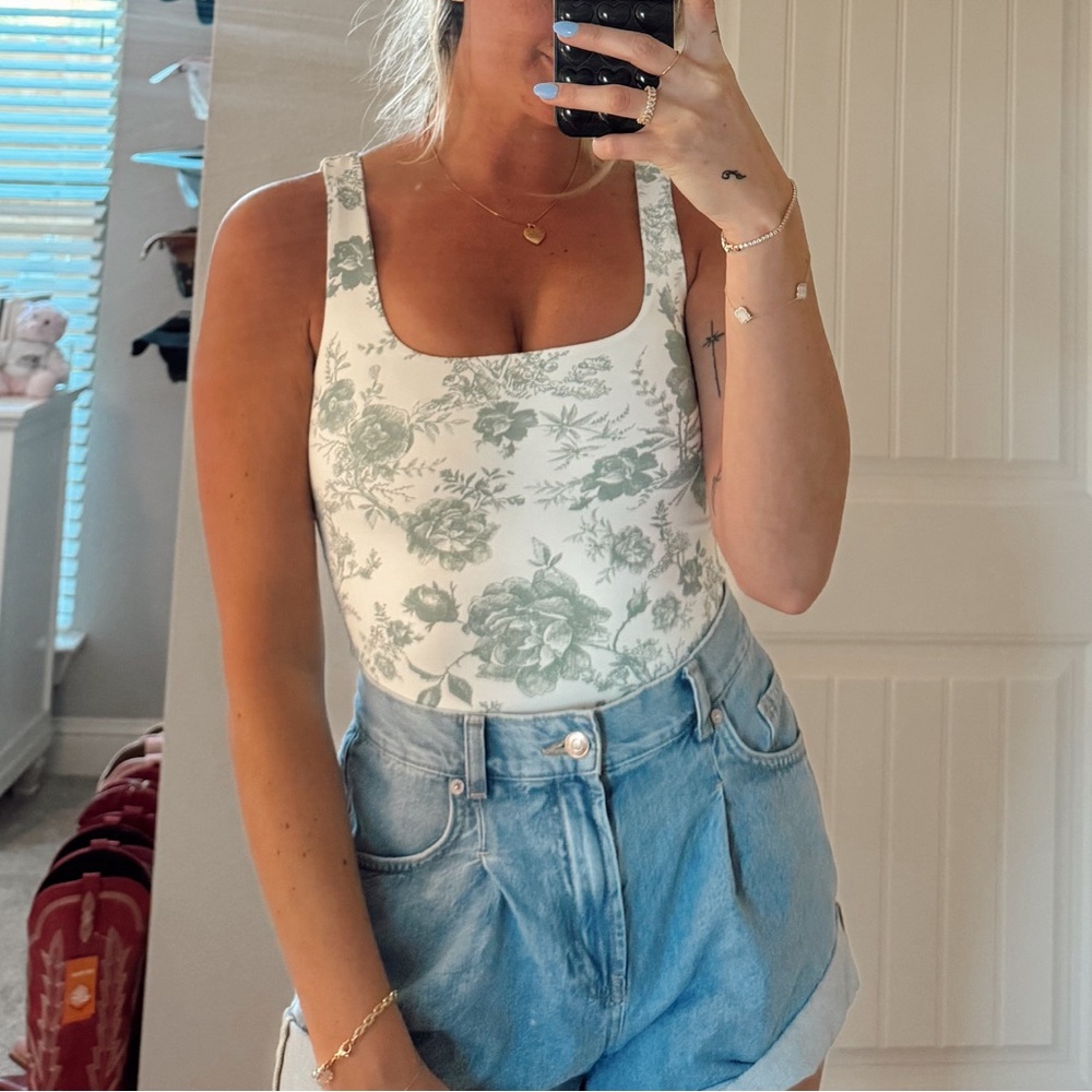 Floral bodysuit